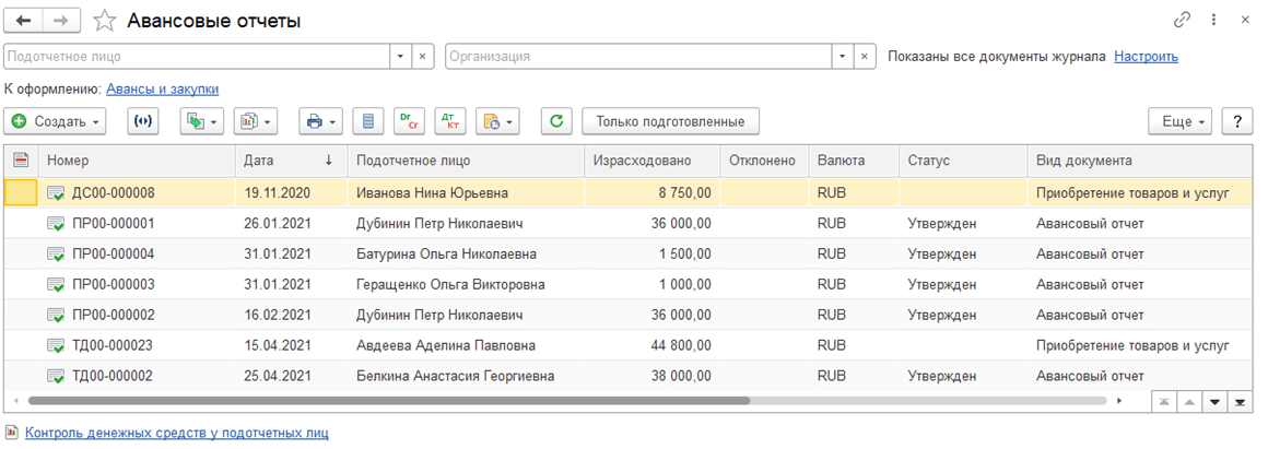 казначейство в 1с erp